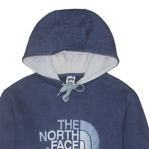 The North Face Men's Blue Pullover Hoodie Size S Outdoor Fleece