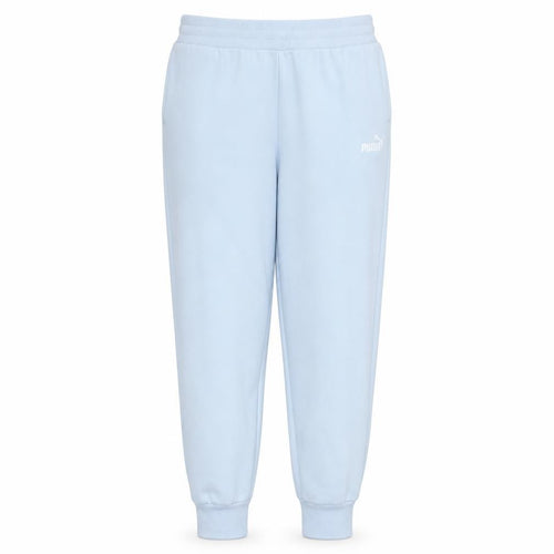 Puma Women Light Blue Jogger Sweatpants XL Cotton Blend Casual