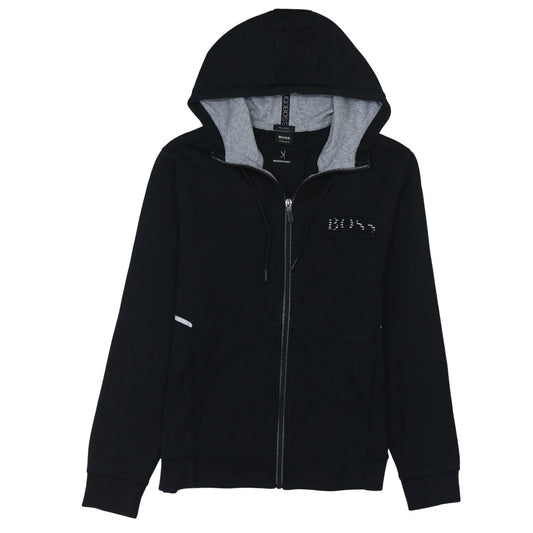 Hugo Boss Men's Black Regular Fit Full Zip Hoodie Size M