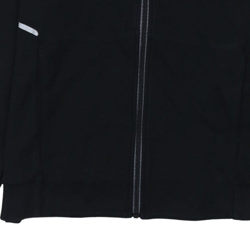 Hugo Boss Men's Black Regular Fit Full Zip Hoodie Size M