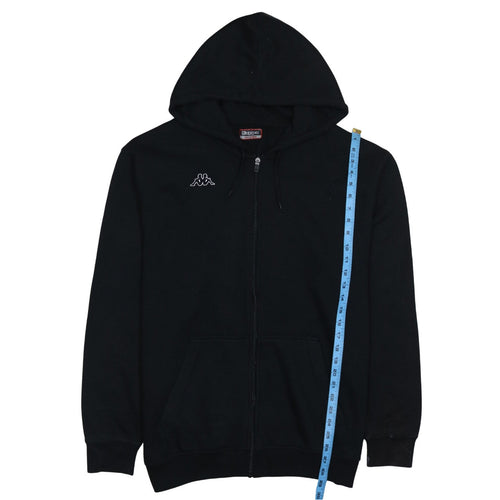 Kappa Men's Black 3XL Full Zip Hoodie Sweatshirt