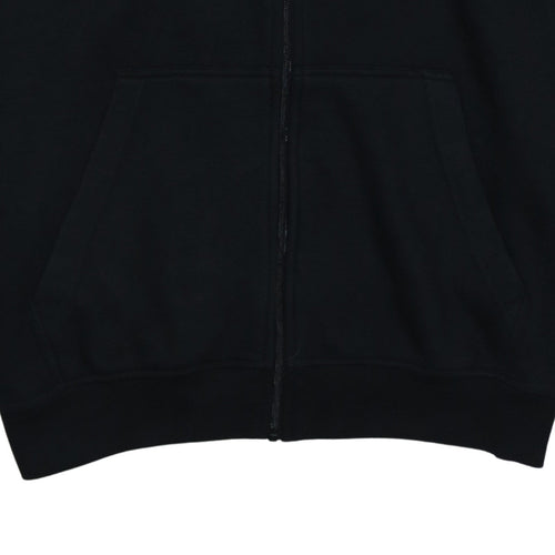 Kappa Men's Black 3XL Full Zip Hoodie Sweatshirt