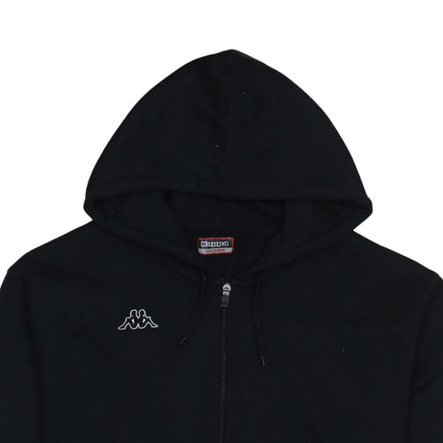 Kappa Men's Black 3XL Full Zip Hoodie Sweatshirt