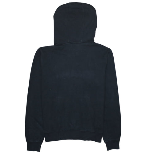 Champion Womens Black XS Pullover Hoodie Cotton Logo Hooded Sweatshirt