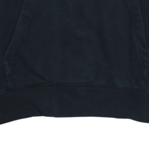 Champion Womens Black XS Pullover Hoodie Cotton Logo Hooded Sweatshirt