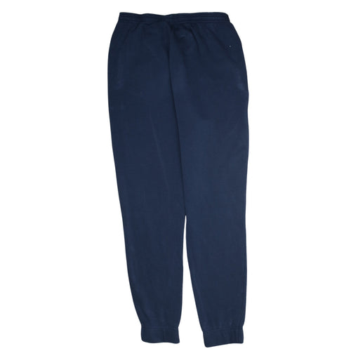 Nike Men's Blue Fleece Sweatpants M Regular Fit Casual Tapered