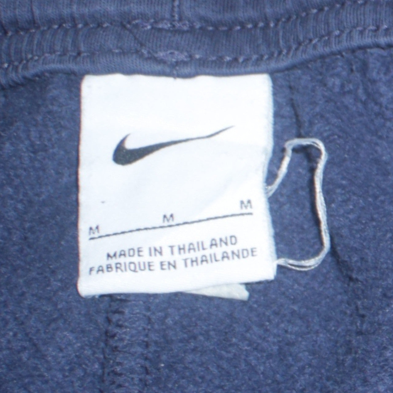 Nike Men's Blue Fleece Sweatpants M Regular Fit Casual Tapered