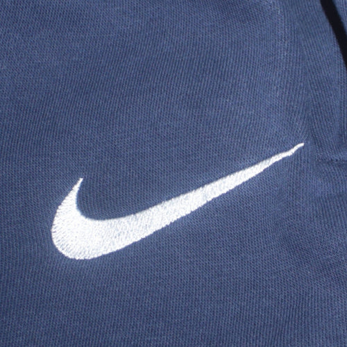 Nike Men's Blue Fleece Sweatpants M Regular Fit Casual Tapered