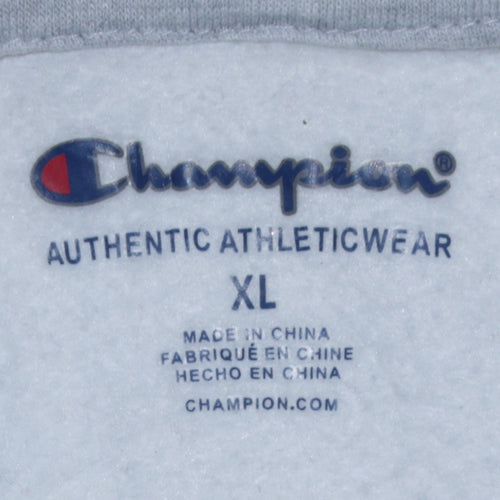 Champion Boys Ivory XL Pullover Hoodie Fleece Graphic Sweatshirt