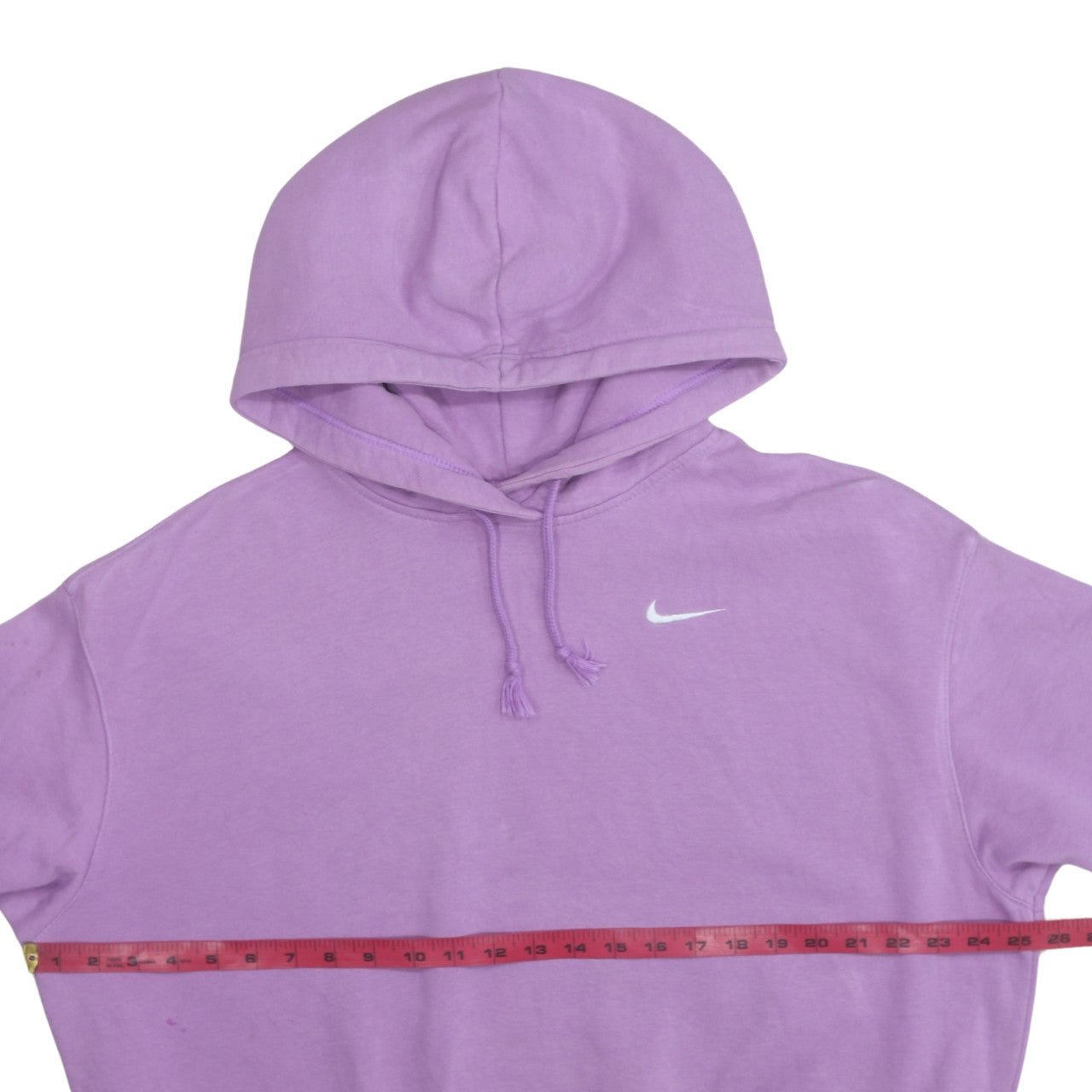 Nike Womens Purple Pullover Hoodie Medium Cotton Blend Sweatshirt