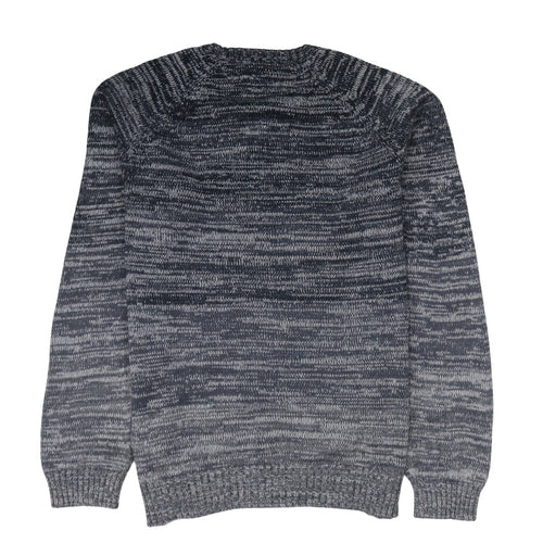 Lee Men's Grey Marl Cotton Crew Neck Pullover Jumper Size M