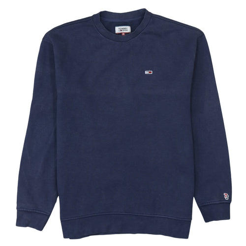 Tommy Jeans Men Blue M Crew Neck Pullover Sweatshirt
