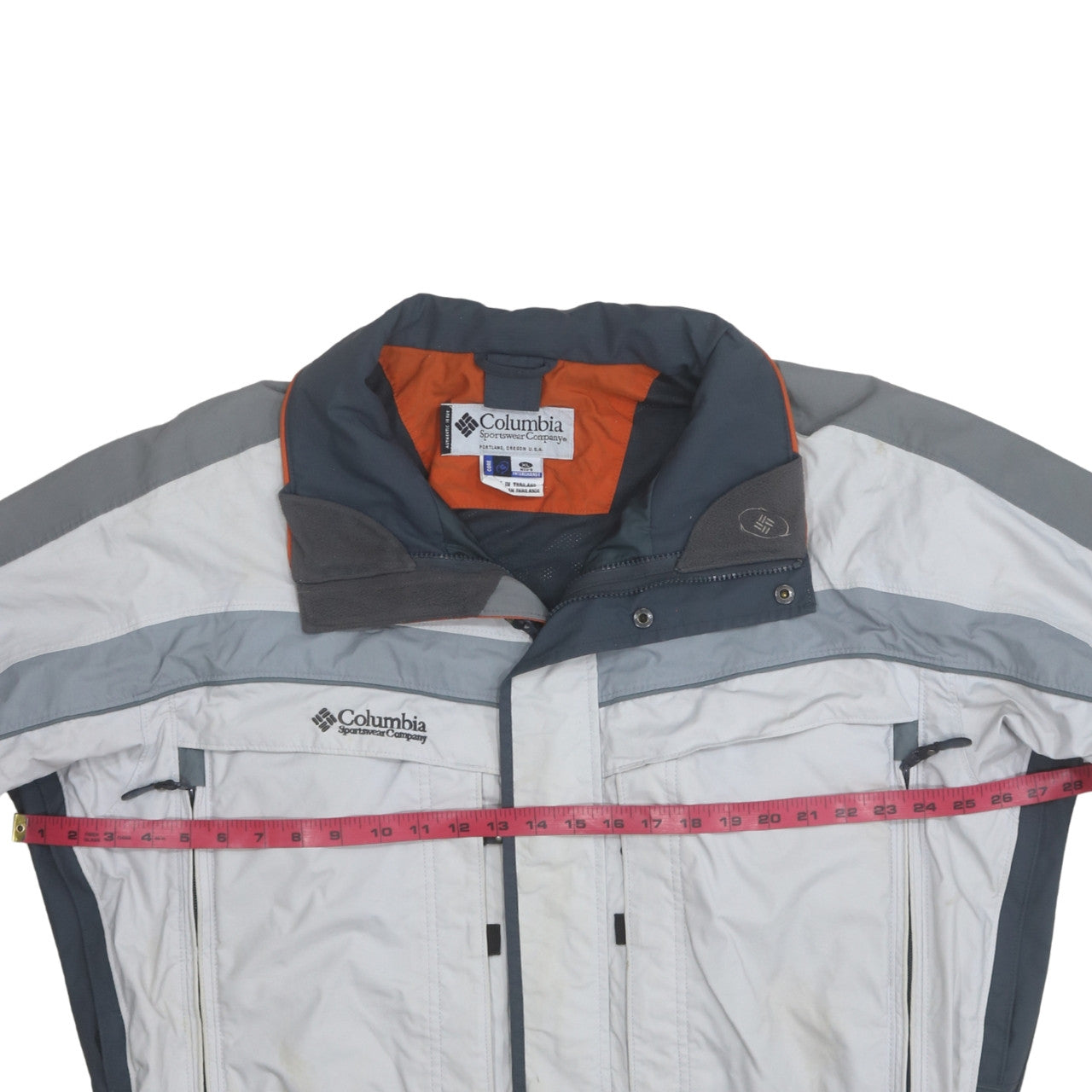 Columbia Men's White Grey XL Interchange Waterproof Ski Jacket