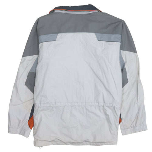 Columbia Men's White Grey XL Interchange Waterproof Ski Jacket