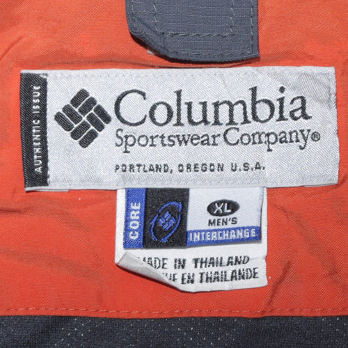 Columbia Men's White Grey XL Interchange Waterproof Ski Jacket