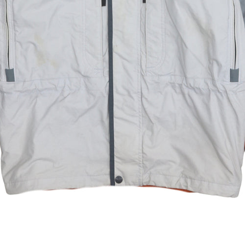 Columbia Men's White Grey XL Interchange Waterproof Ski Jacket