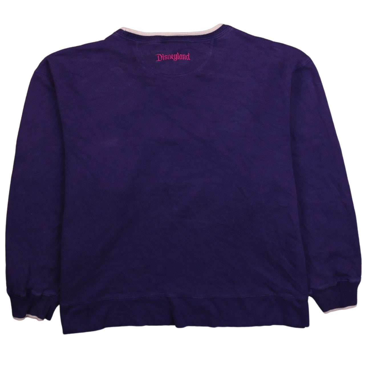 Disneyland Women Purple Minnie Mouse Pullover Sweatshirt Size M