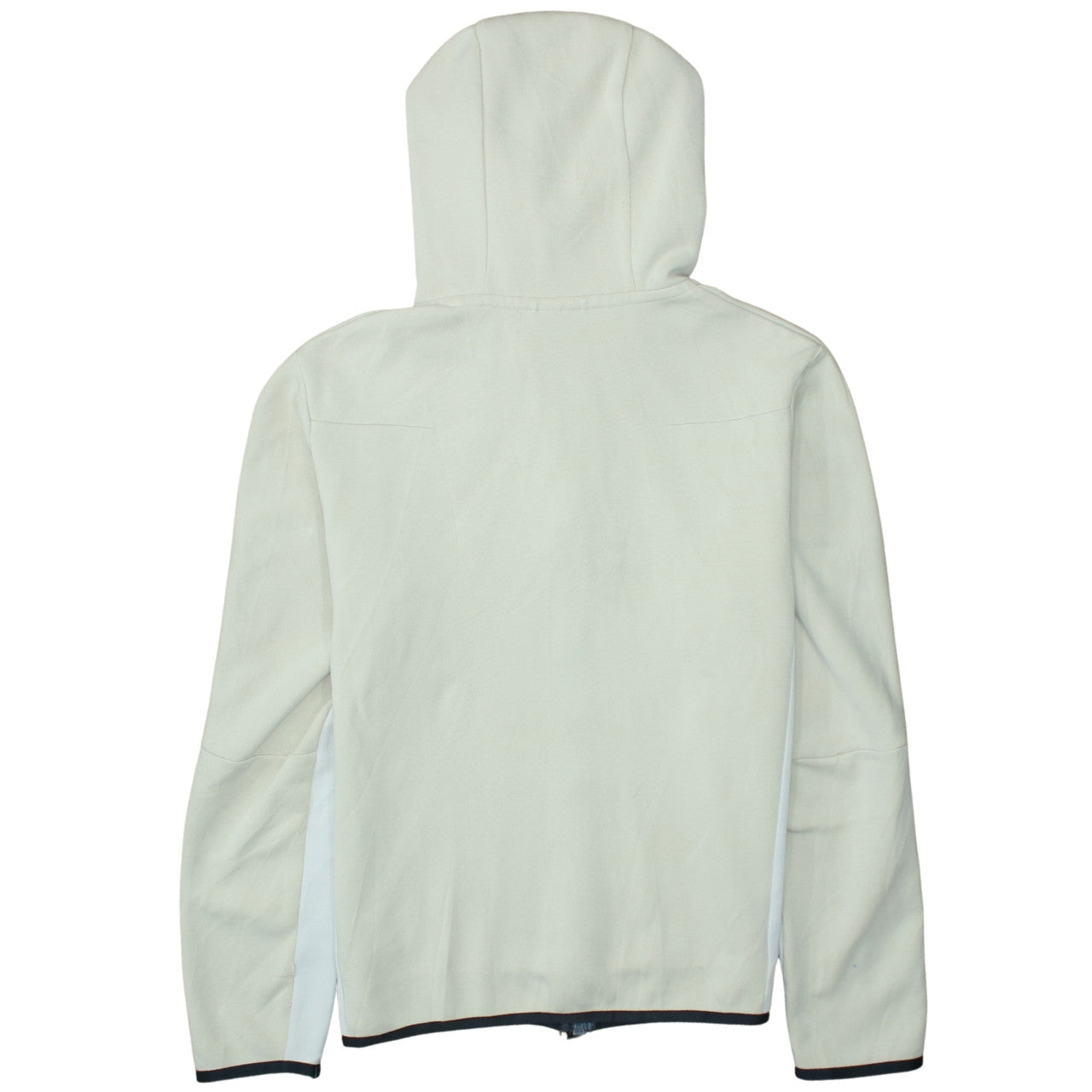 Nike Men’s Beige Full Zip Hoodie S Sports Jersey Regular Fit