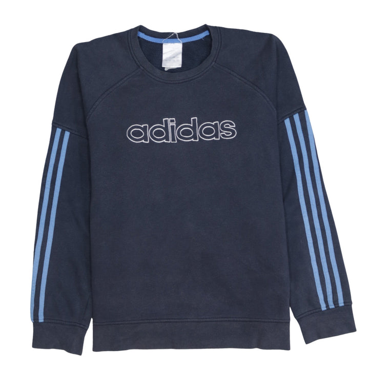 Adidas Men’s Blue Pullover Crew Neck Sweatshirt Size M
