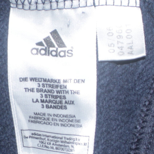 Adidas Men’s Blue Pullover Crew Neck Sweatshirt Size M