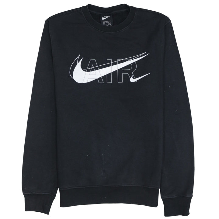Nike Men's Black XS Air Logo Pullover Sweatshirt