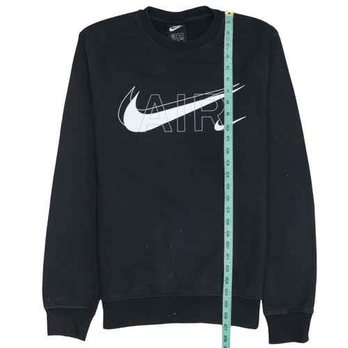 Nike Men's Black XS Air Logo Pullover Sweatshirt