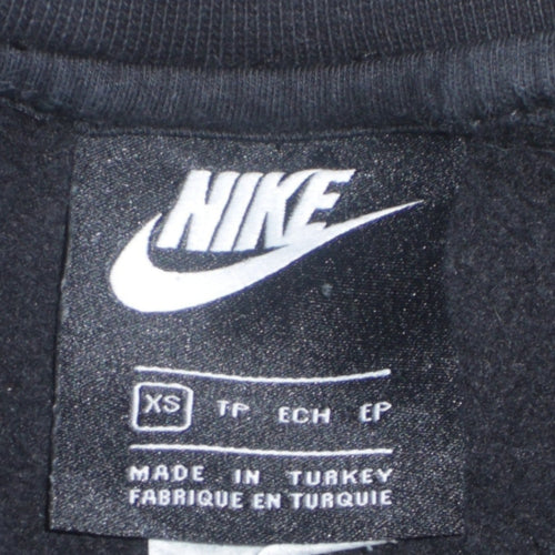 Nike Men's Black XS Air Logo Pullover Sweatshirt