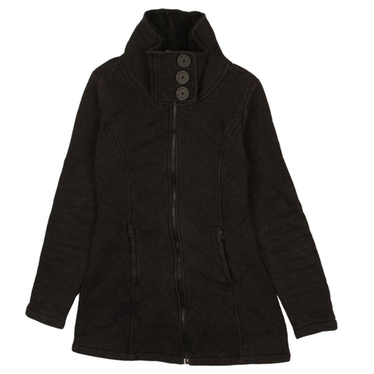 The North Face Womens Black Quilted Mid-Length Active Jacket M