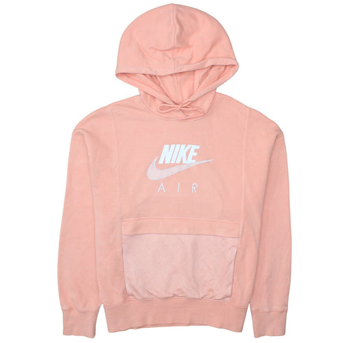 Nike Women’s Pink Air Pullover Hoodie Medium Cotton Blend