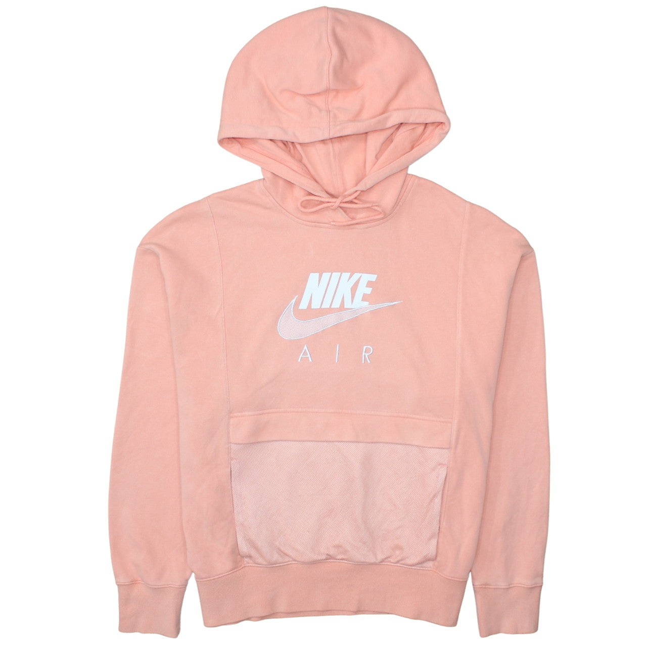 Nike Women’s Pink Air Pullover Hoodie Medium Cotton Blend