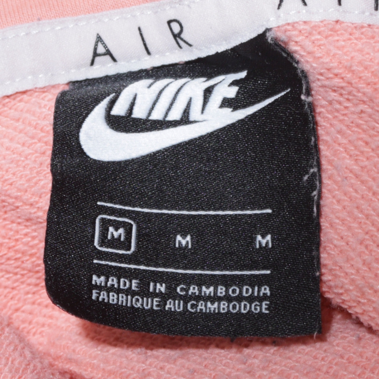 Nike Women’s Pink Air Pullover Hoodie Medium Cotton Blend