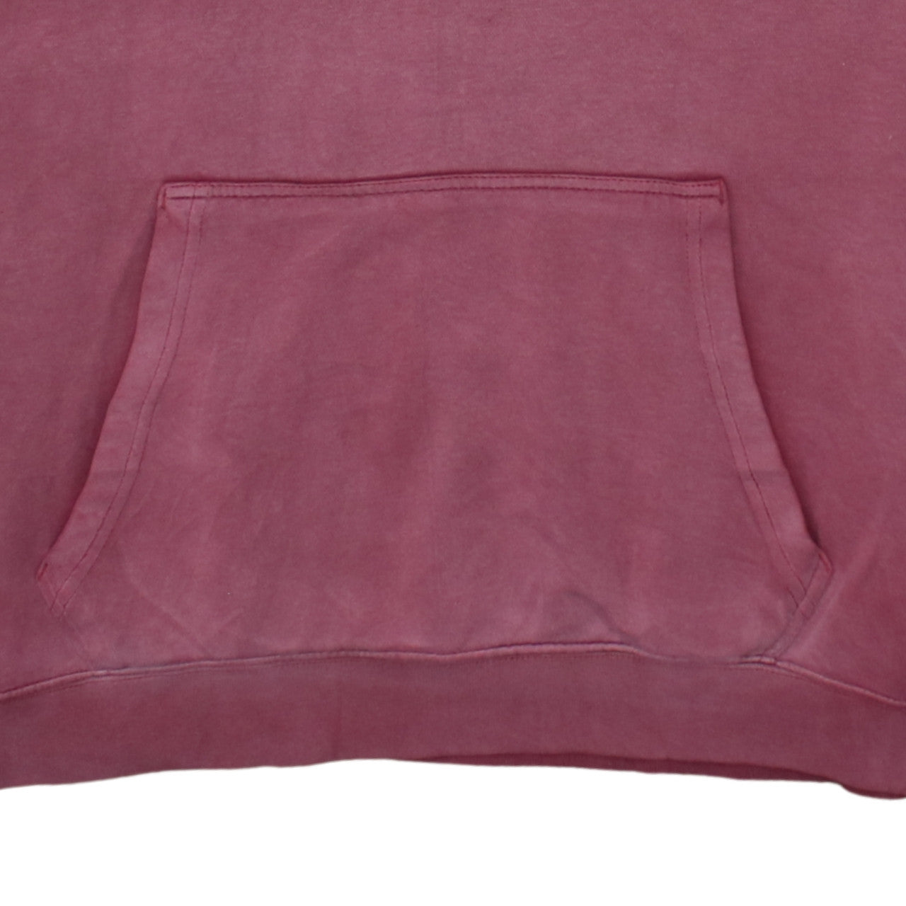 Nike Men's Burgundy Hoodie L Logo Tape Pullover Cotton Sweatshirt