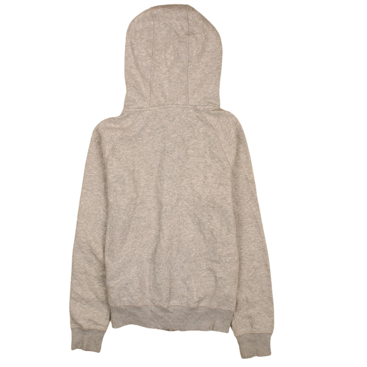 Adidas Mens Grey Full Zip Hoodie L Logo Fleece Sportswear