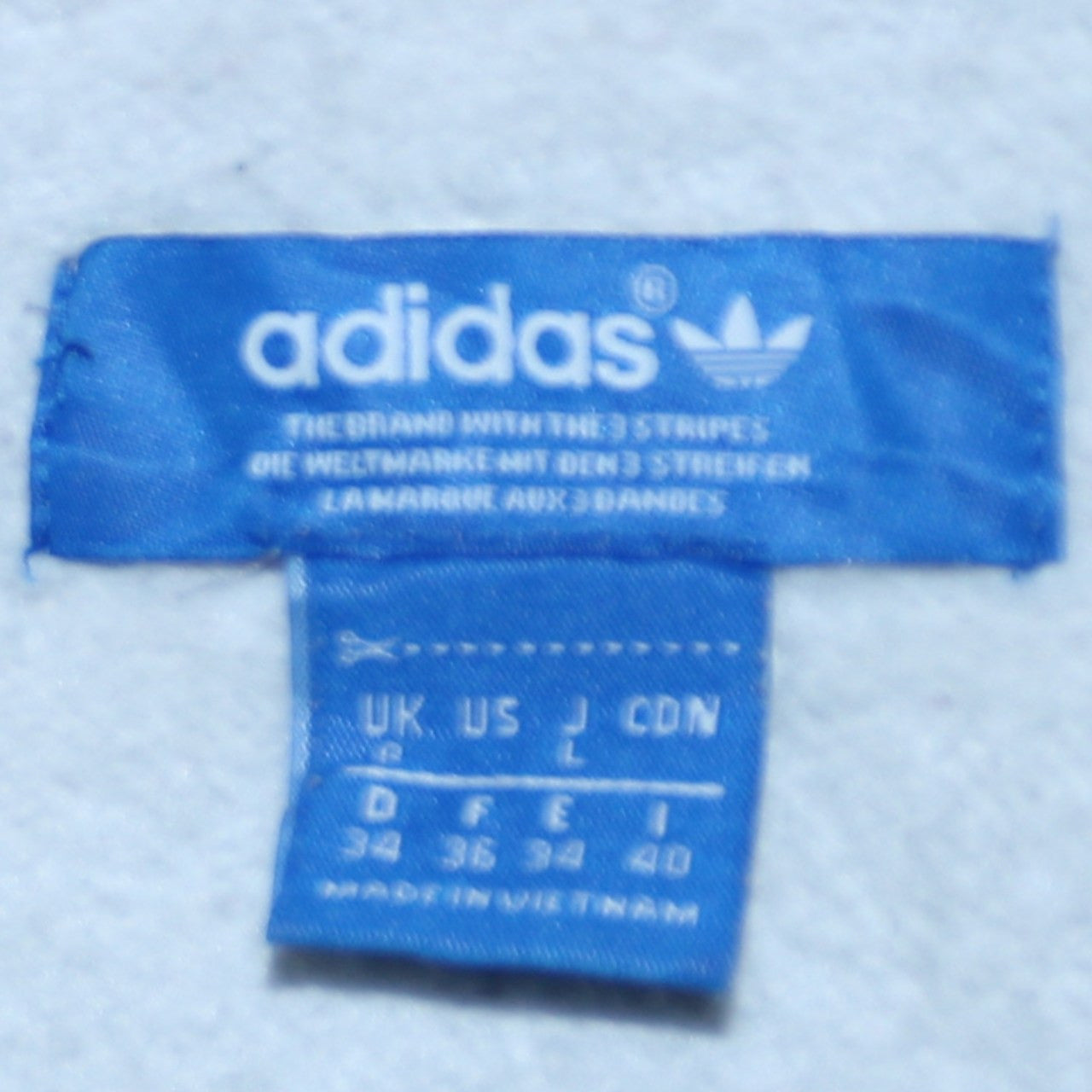 Adidas Mens Grey Full Zip Hoodie L Logo Fleece Sportswear