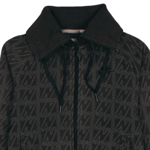 Nike Womens Black XS Track Jacket Full Zip Hooded Sportswear