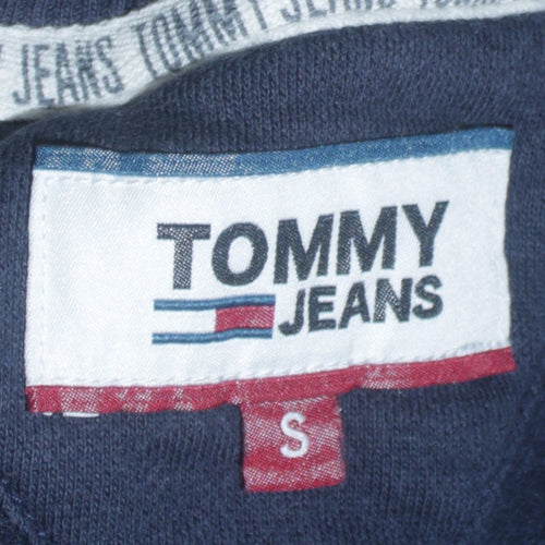 Tommy Jeans Men’s Blue Logo Sweatshirt Size S Crew Neck