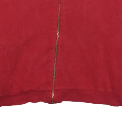 Kappa Men's Red Full Zip Hoodie XL Sports Fleece Sweatshirt