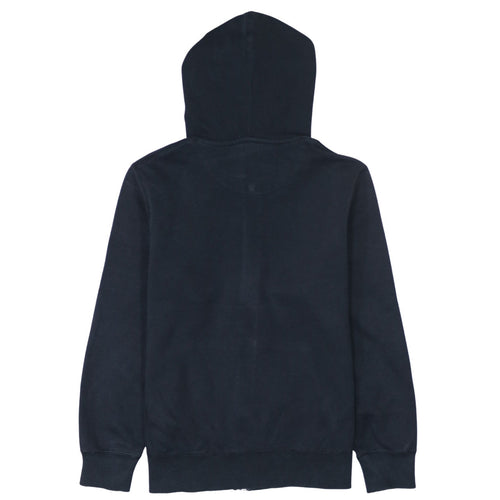 Nike Boys Black Full Zip Hoodie L 12-13 Years Fleece Sweatshirt