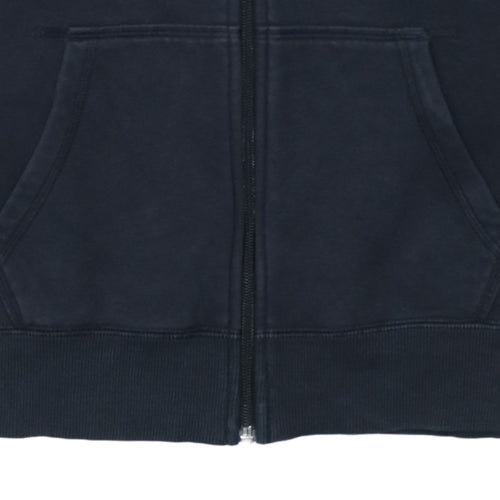 Nike Boys Black Full Zip Hoodie L 12-13 Years Fleece Sweatshirt