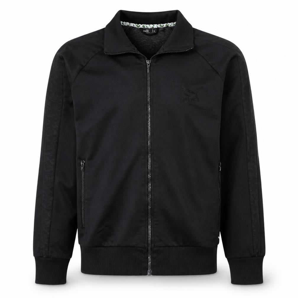 Puma Men's Black L Track Jacket Full Zip Sports Activewear