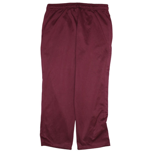 Russell Men's Red Sweatpants L 36in Elastic Waist Fleece Trousers