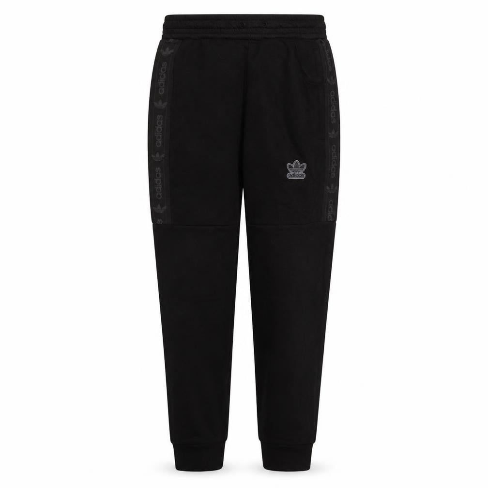 Front view of Adidas men’s black xs jogger tapered sweatpants