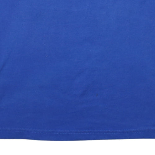 Adidas Men's Blue XL Retro Sports T-Shirt Crew Neck