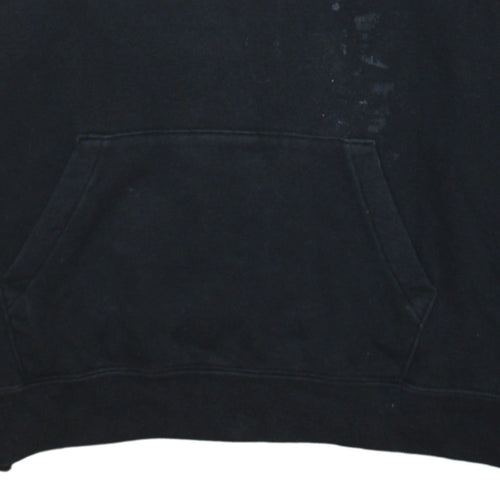 Nike Womens Black Pullover Hoodie Medium 100% Cotton Casual