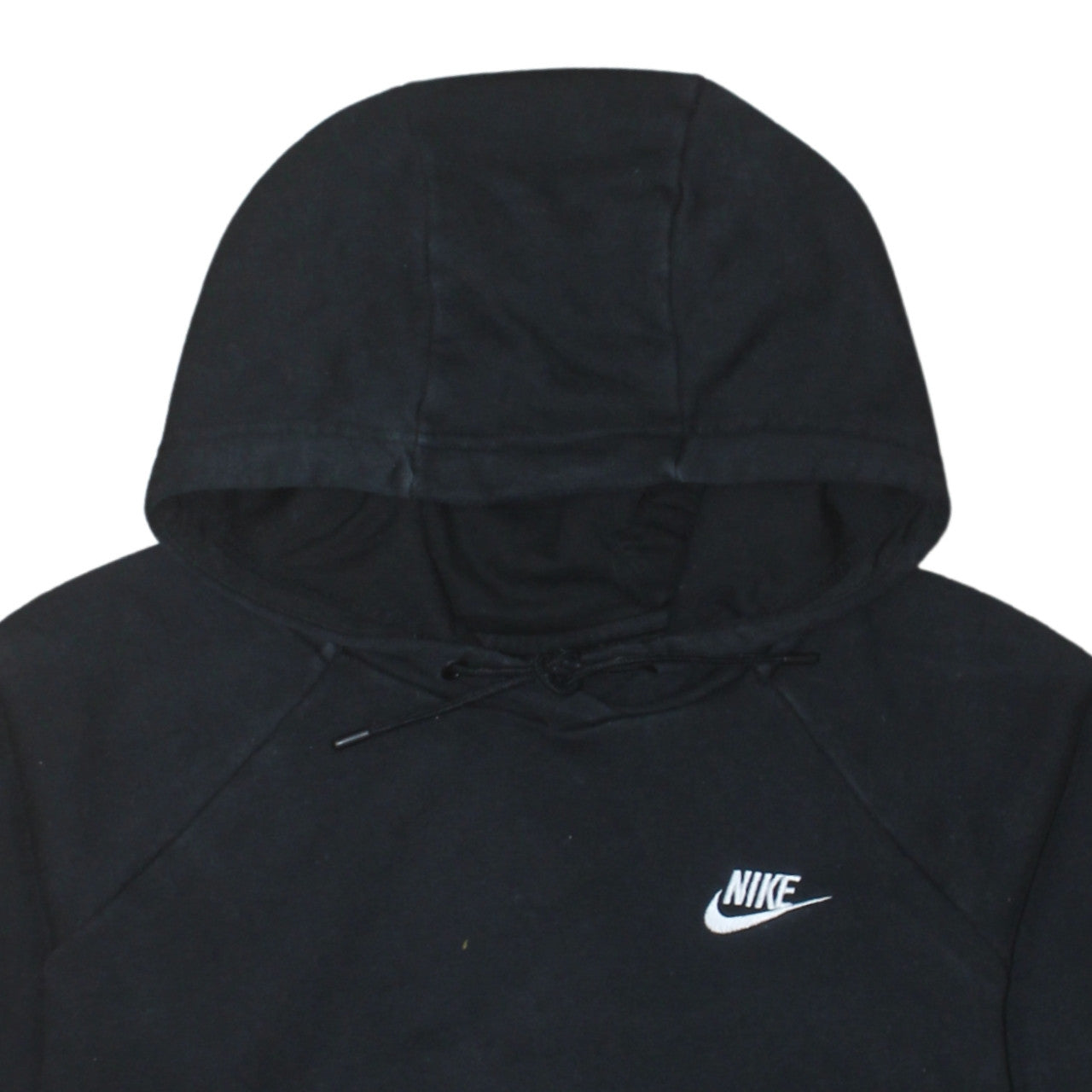 Nike Womens Black Pullover Hoodie Medium 100% Cotton Casual