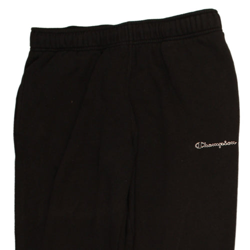 Champion Men's Black Fleece Sweatpants Medium Comfortable Fit