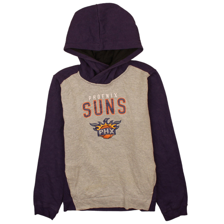 NBA Boys Purple Beige Phoenix Suns Pullover Hoodie Youth Size 14 Years