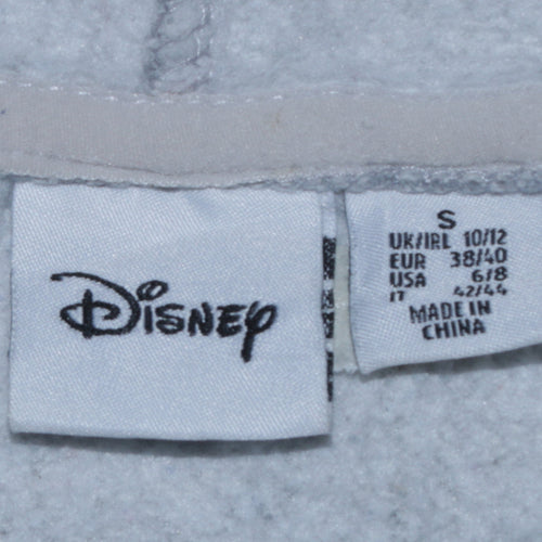 Disney Women's Grey Minnie Mouse Graphic Pullover Hoodie Size S