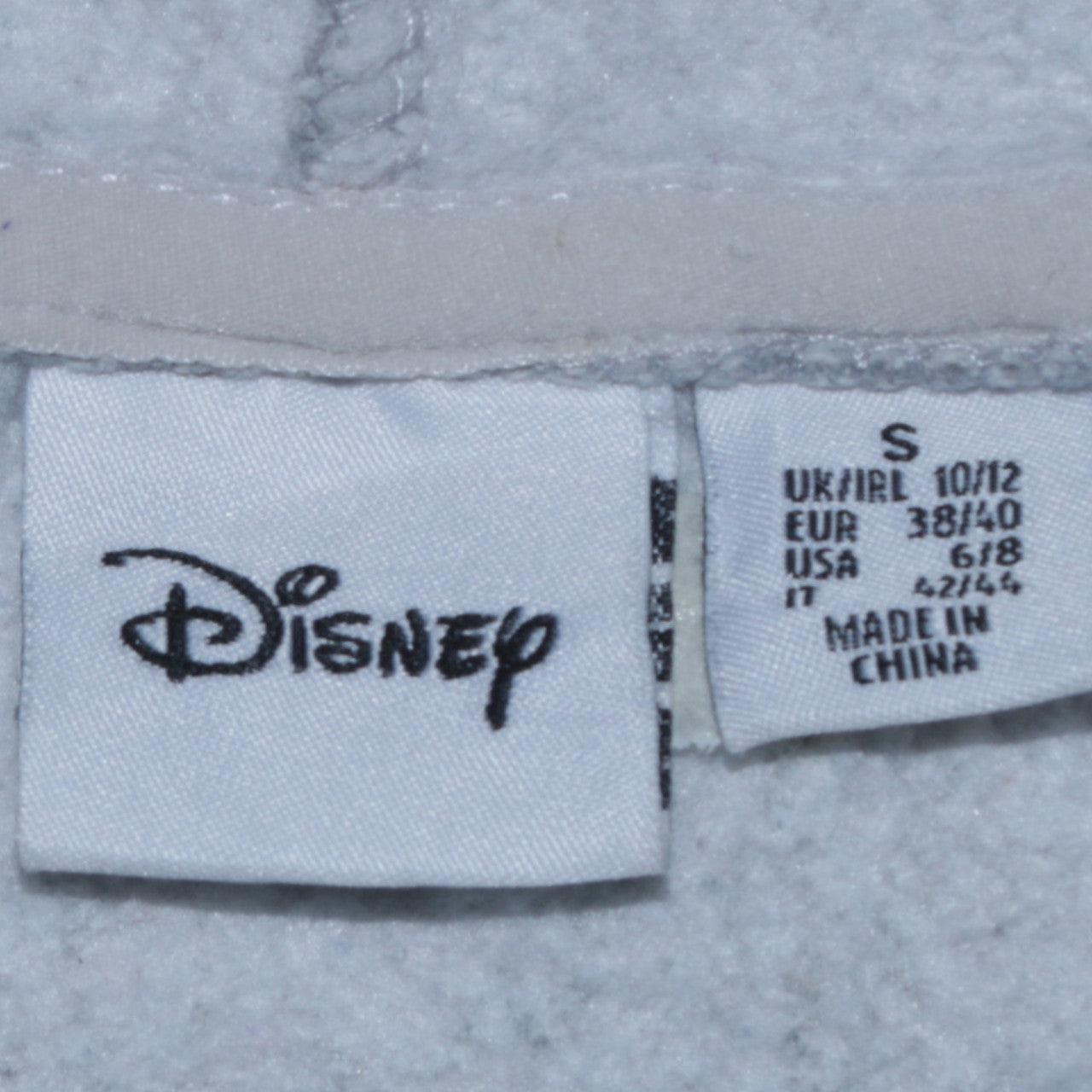 Disney Women's Grey Minnie Mouse Graphic Pullover Hoodie Size S