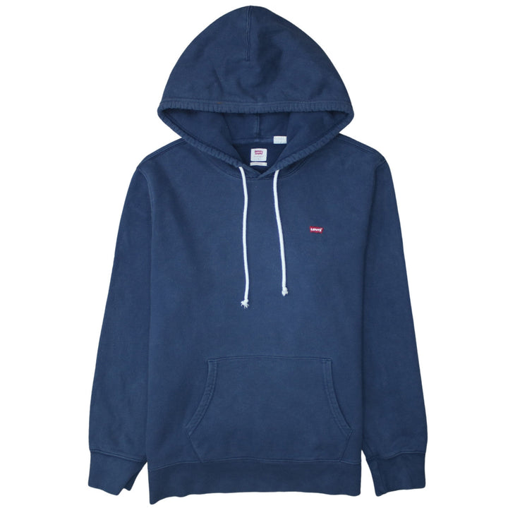 Levi's Men's Blue Pullover Hoodie L Regular Fit Cotton Blend